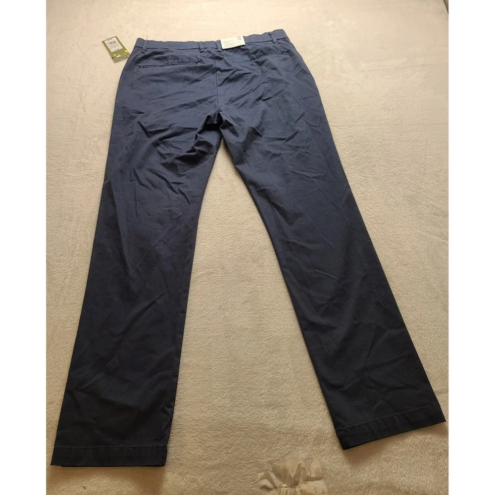 Goodfellow & Co Men's Slim Fit Comfort Wear Chino Pants Blue 34x32 New NWT